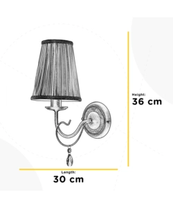APPLIQUE 1 LUCE ONLI "DELIA" BRONZO E14
